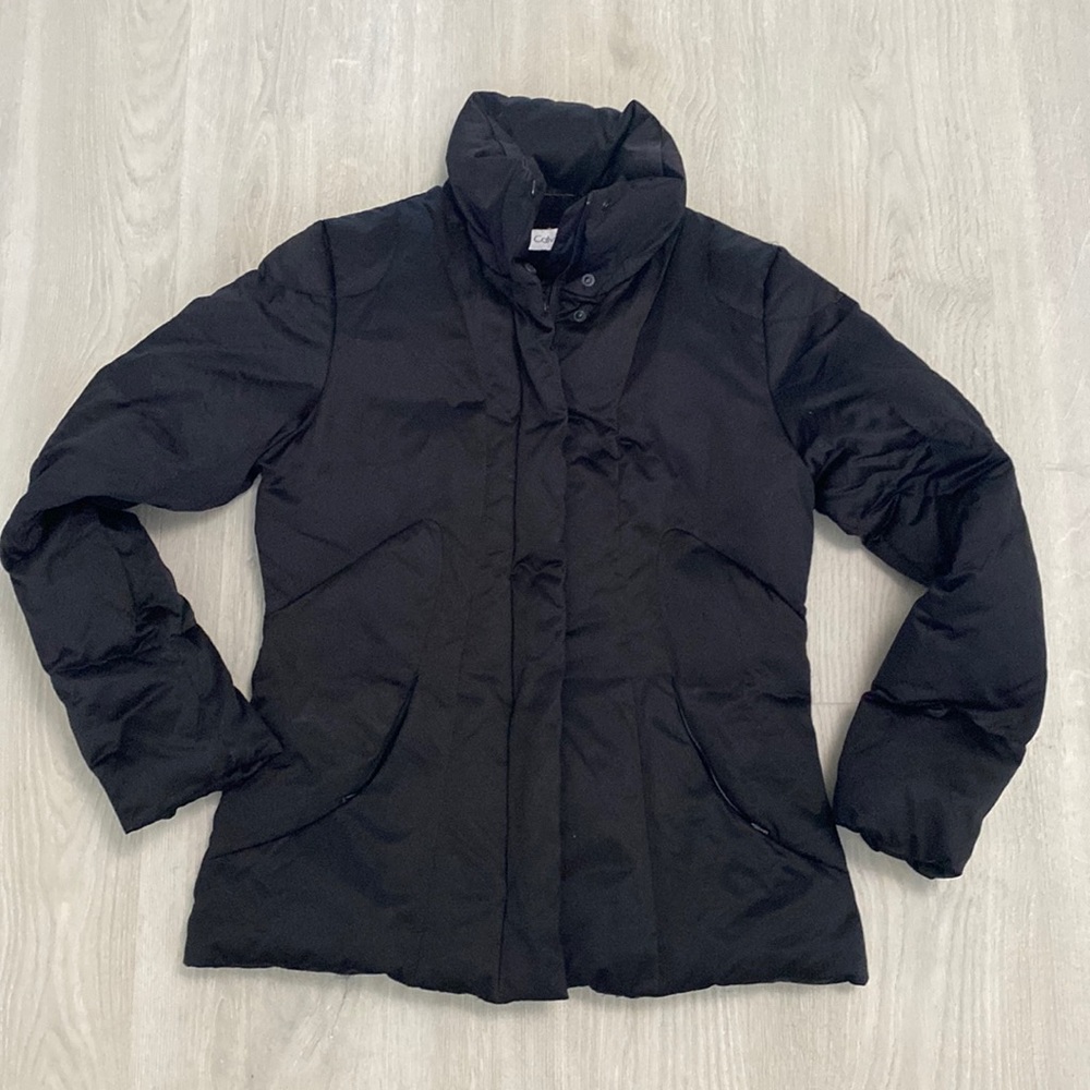Ladies S Calvin Klein goose down feather puffer winter coat jacket